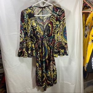 Betsey Johnson Dress Size 10 Boho Tie Back Tunic